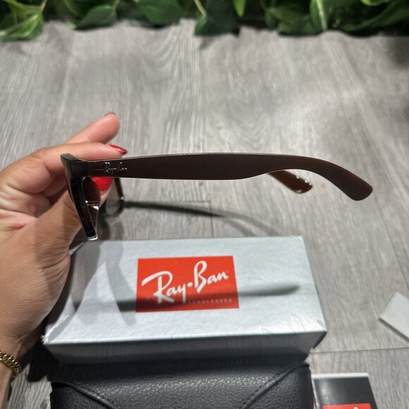 RAY BAN RB4202 607313 ANDY Matte Brown / Brown Grandient 55mm Sunglasses NEW main image 8